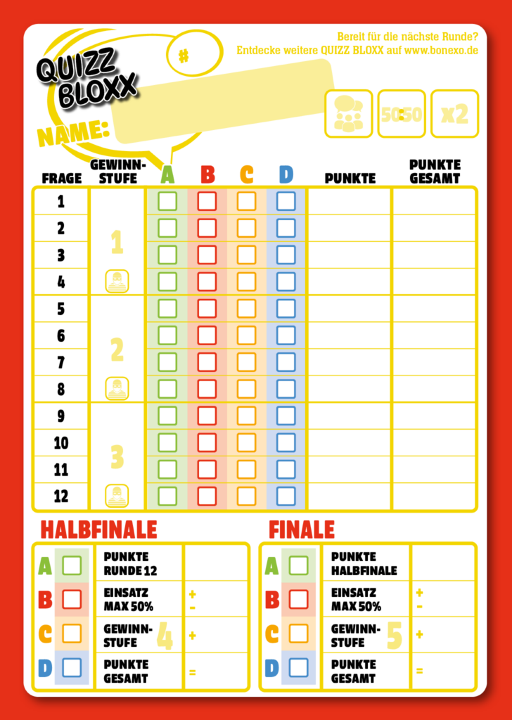 QuizzBloxx Block 100 Jahre Disney - alternative 1
