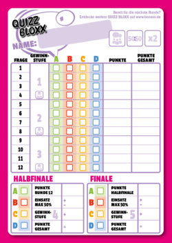 QuizzBloxx Block ABBA - alternative 1