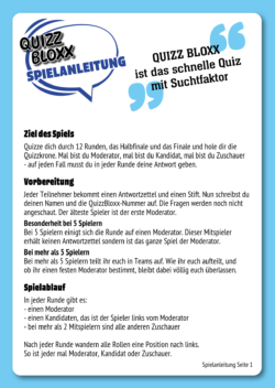QuizzBloxx Block Oktoberfest - alternative 2