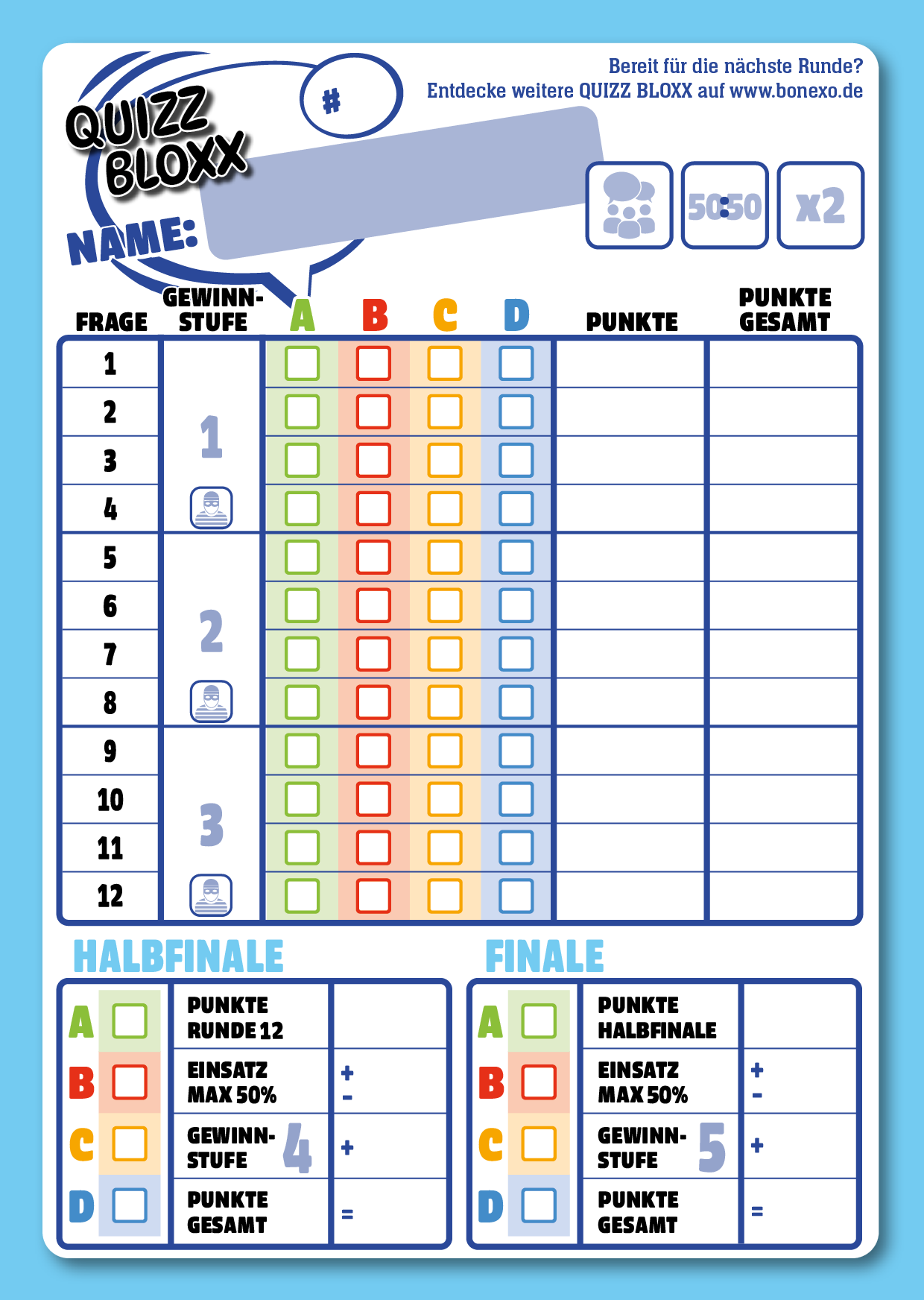 QuizzBloxx Block Oktoberfest - alternative 1