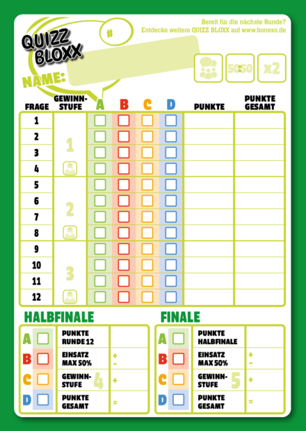 QuizzBloxx Block Fußball-Legenden - alternative
