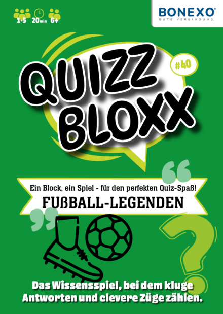 QuizzBloxx Block Fußball-Legenden