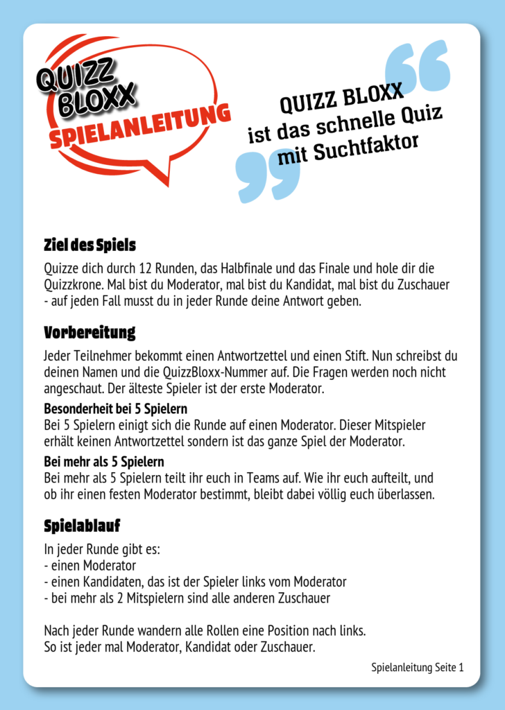 QuizzBloxx Block Hamburg - alternative 2