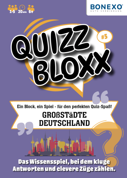 QuizzBloxx Block Großstädte in Deutschland