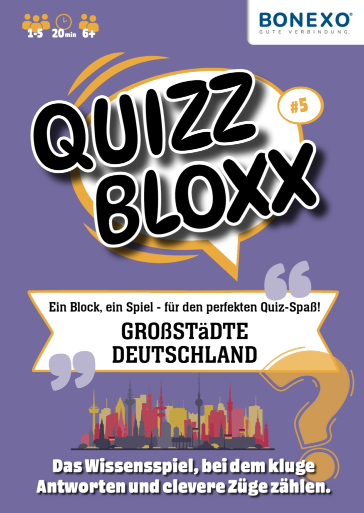 QuizzBloxx Block Großstädte in Deutschland