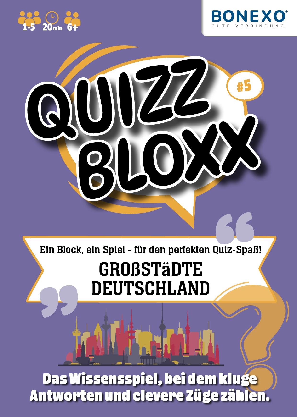 QuizzBloxx Block Großstädte in Deutschland