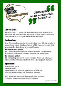 QuizzBloxx Block Von Baum bis Borke - alternative 2