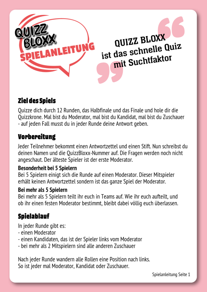 QuizzBloxx Block Grimms Märchen - alternative 2
