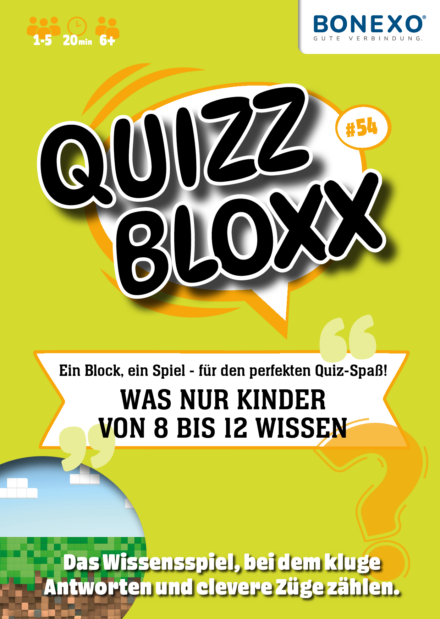 QuizzBloxx Block Was nur Kinder von 8-12 Jahren wissen