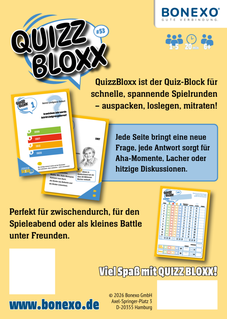 QuizzBloxx Block Astrid Lindgren - alternative 4