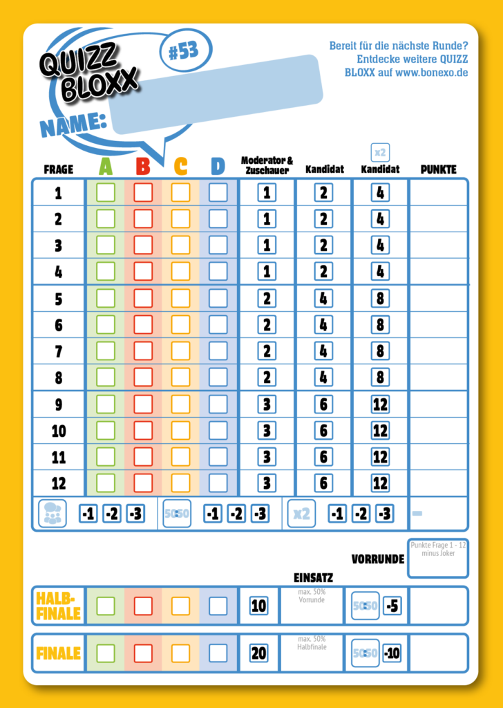 QuizzBloxx Block Astrid Lindgren - alternative 1