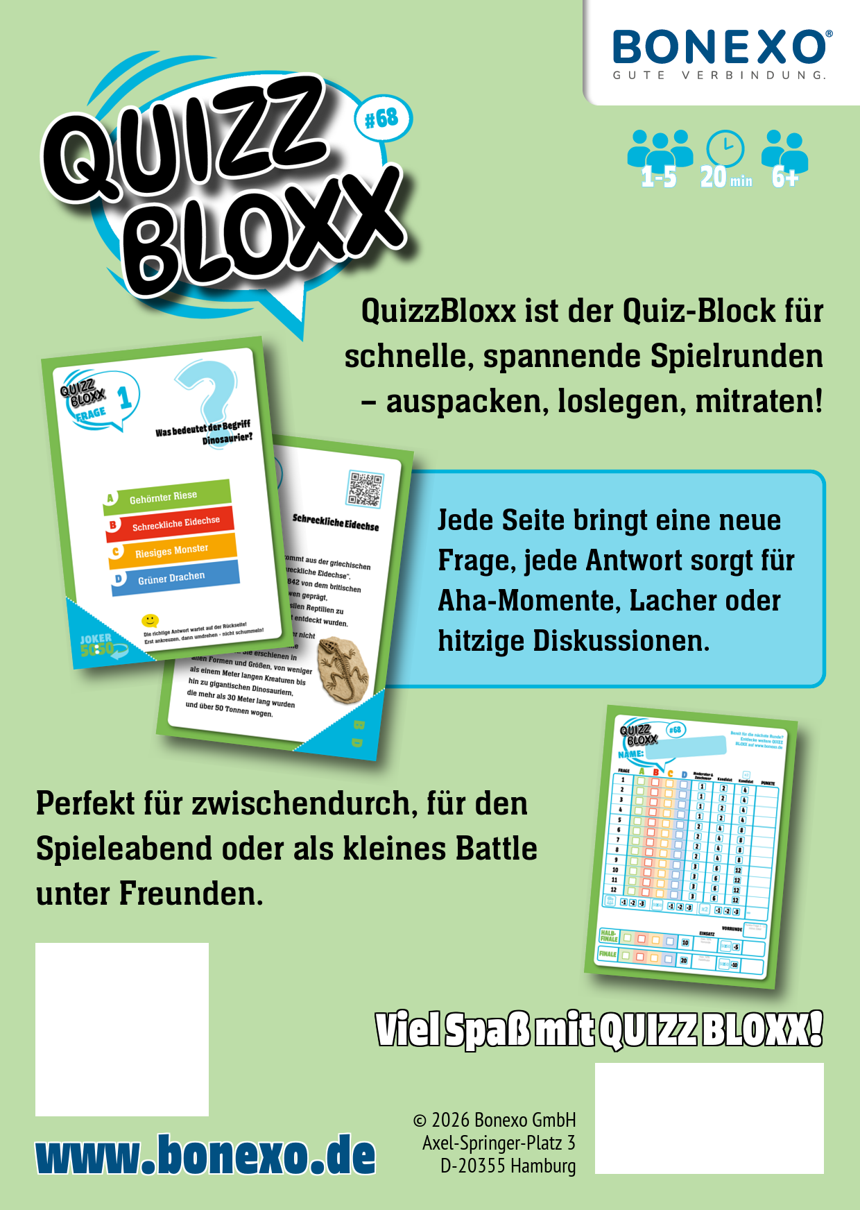QuizzBloxx Block Dinosaurier - alternative 4