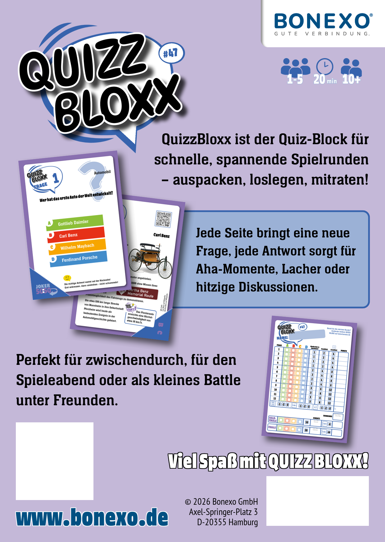QuizzBloxx Block Berühmte deutsche Erfinder - alternative 4
