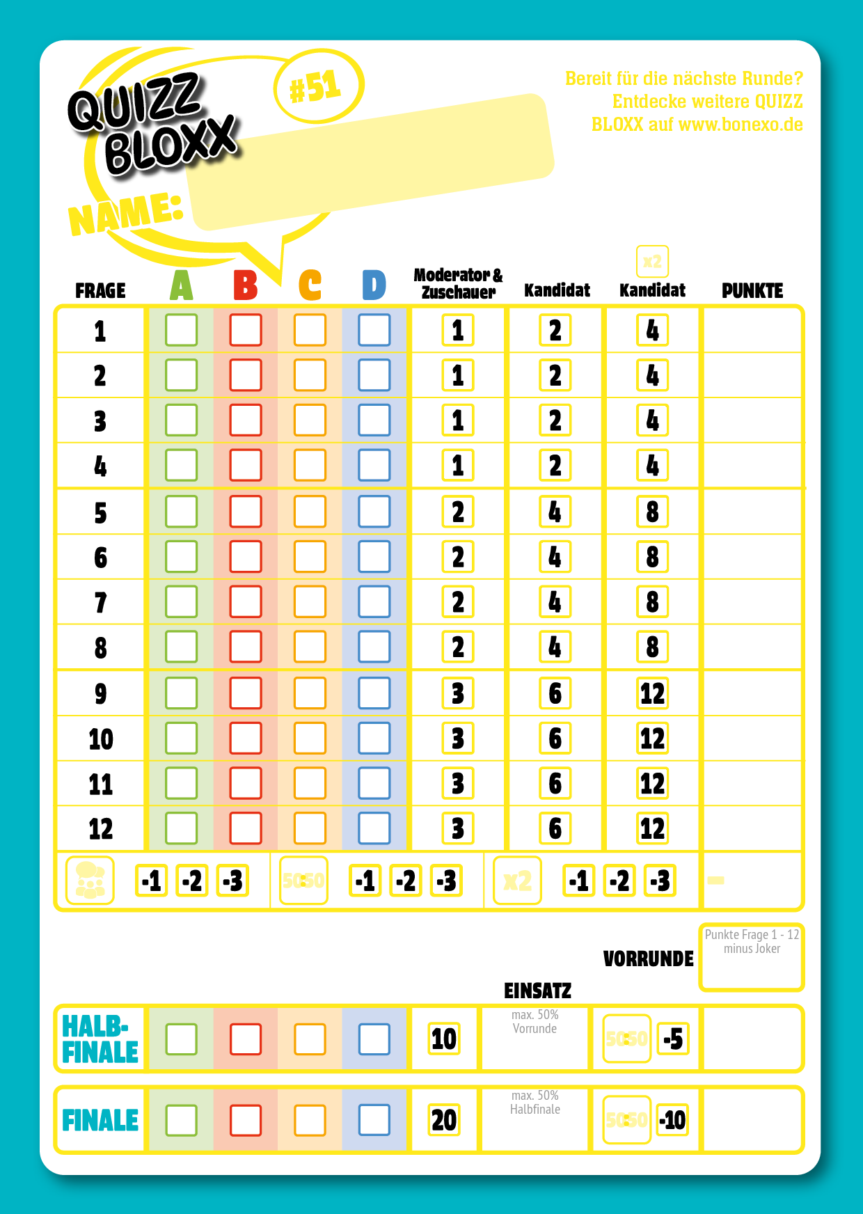 QuizzBloxx Block Was nur Kinder wissen - alternative 1