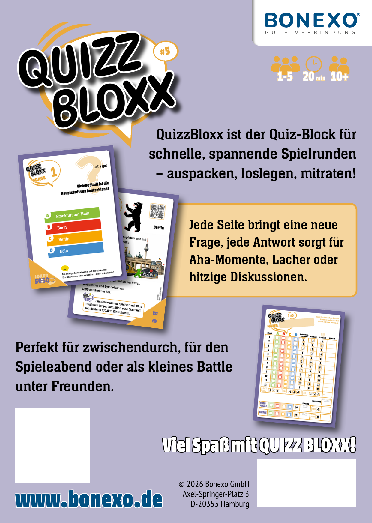 QuizzBloxx Block Großstädte in Deutschland - alternative 4
