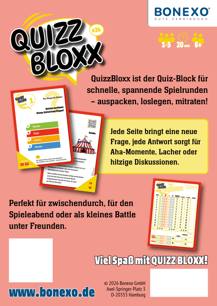 QuizzBloxx Block 100 Jahre Disney - alternative 4