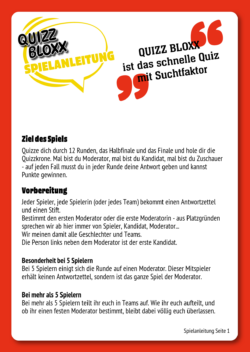 QuizzBloxx Block 100 Jahre Disney - alternative 2