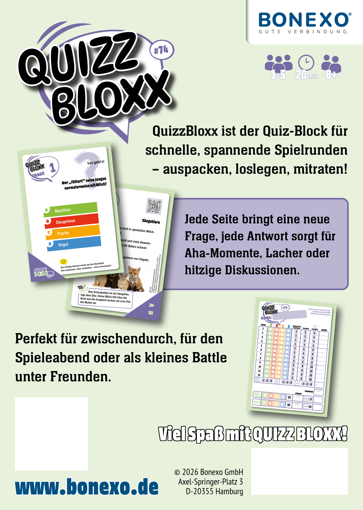 QuizzBloxx Block Tierbabys - alternative 4