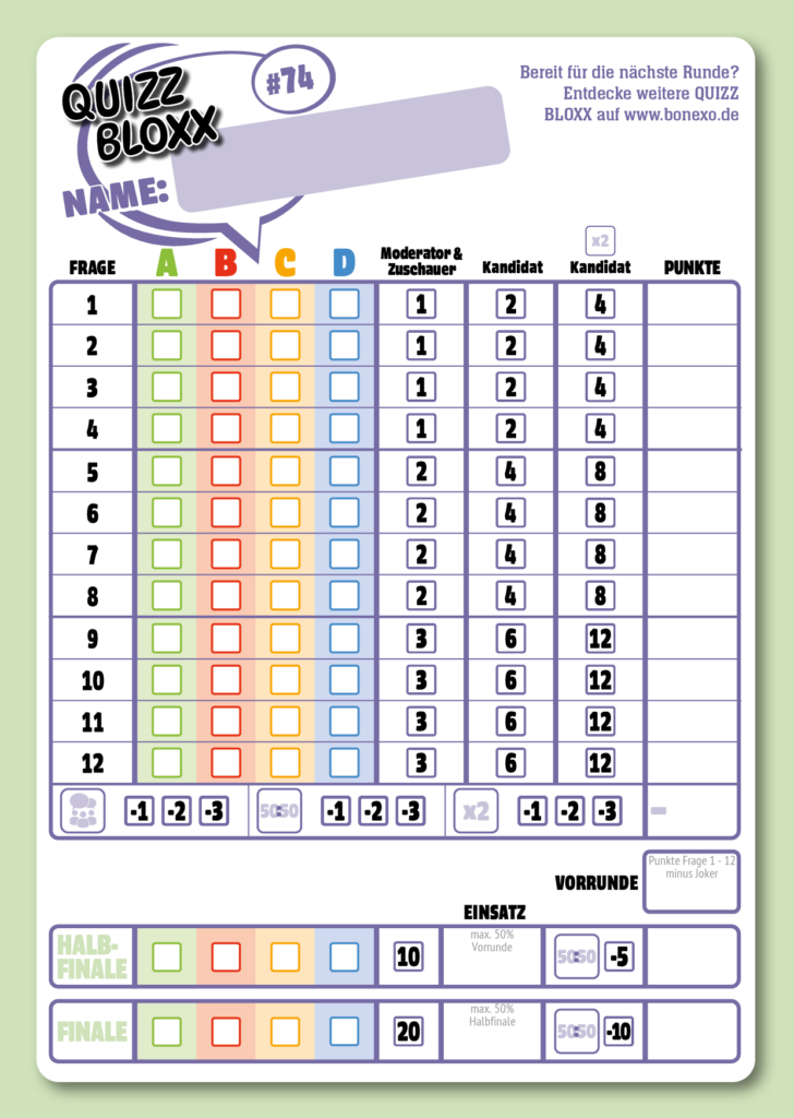 QuizzBloxx Block Tierbabys - alternative 1