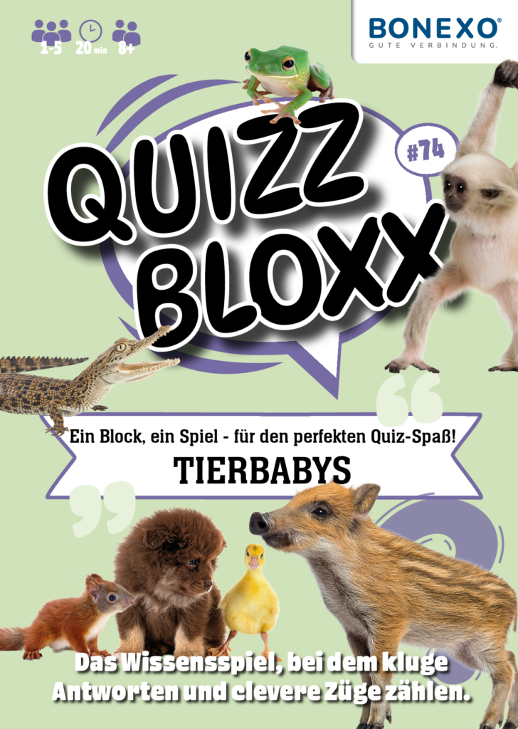 QuizzBloxx Block Tierbabys