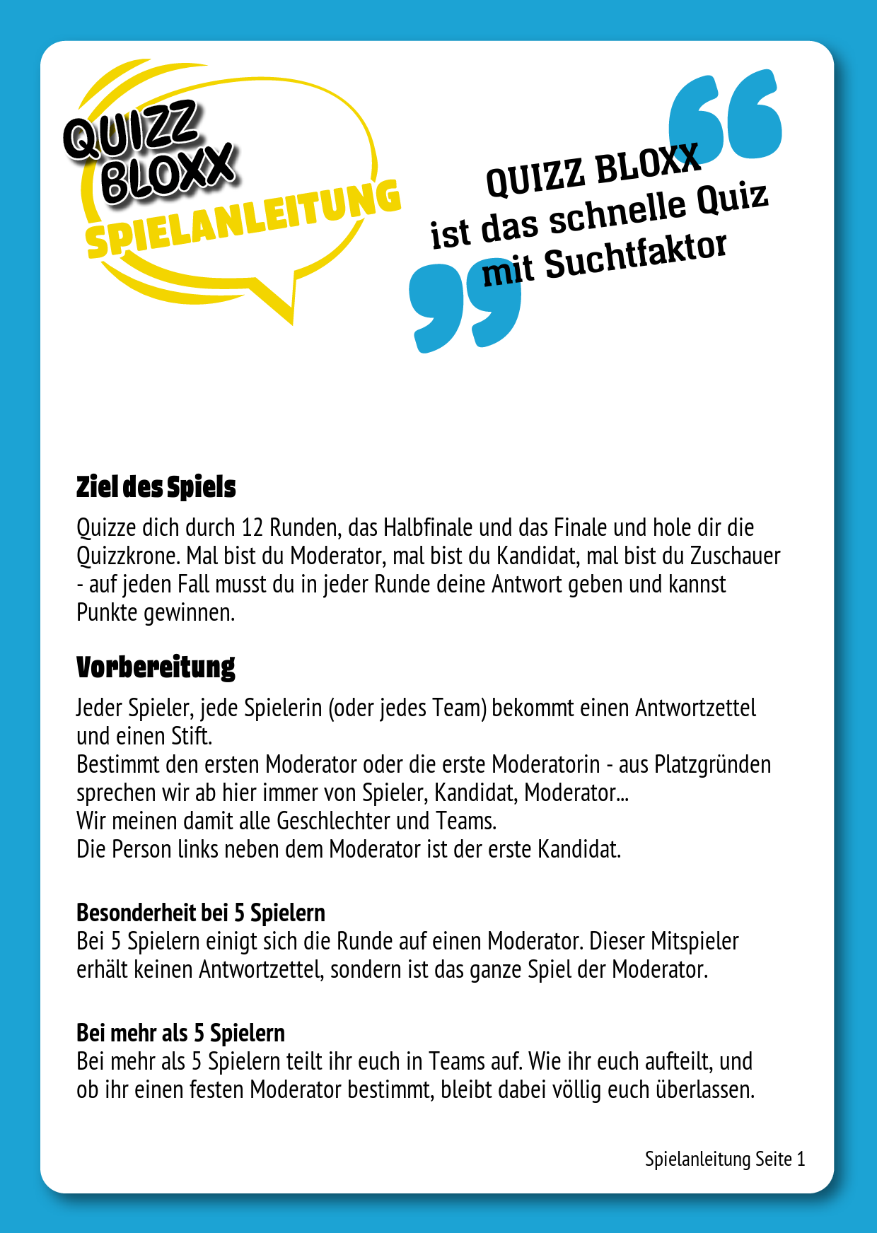 QuizzBloxx Block Was nur Kinder von 8-12 Jahren wissen - alternative 2