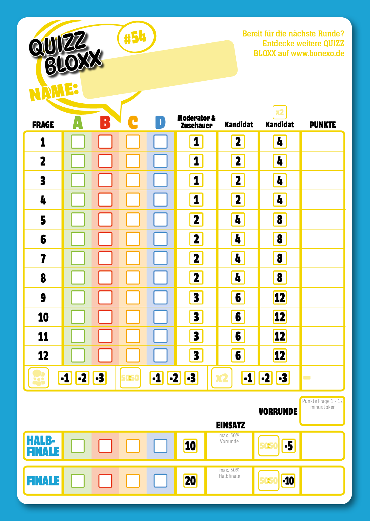 QuizzBloxx Block Was nur Kinder von 8-12 Jahren wissen - alternative 1