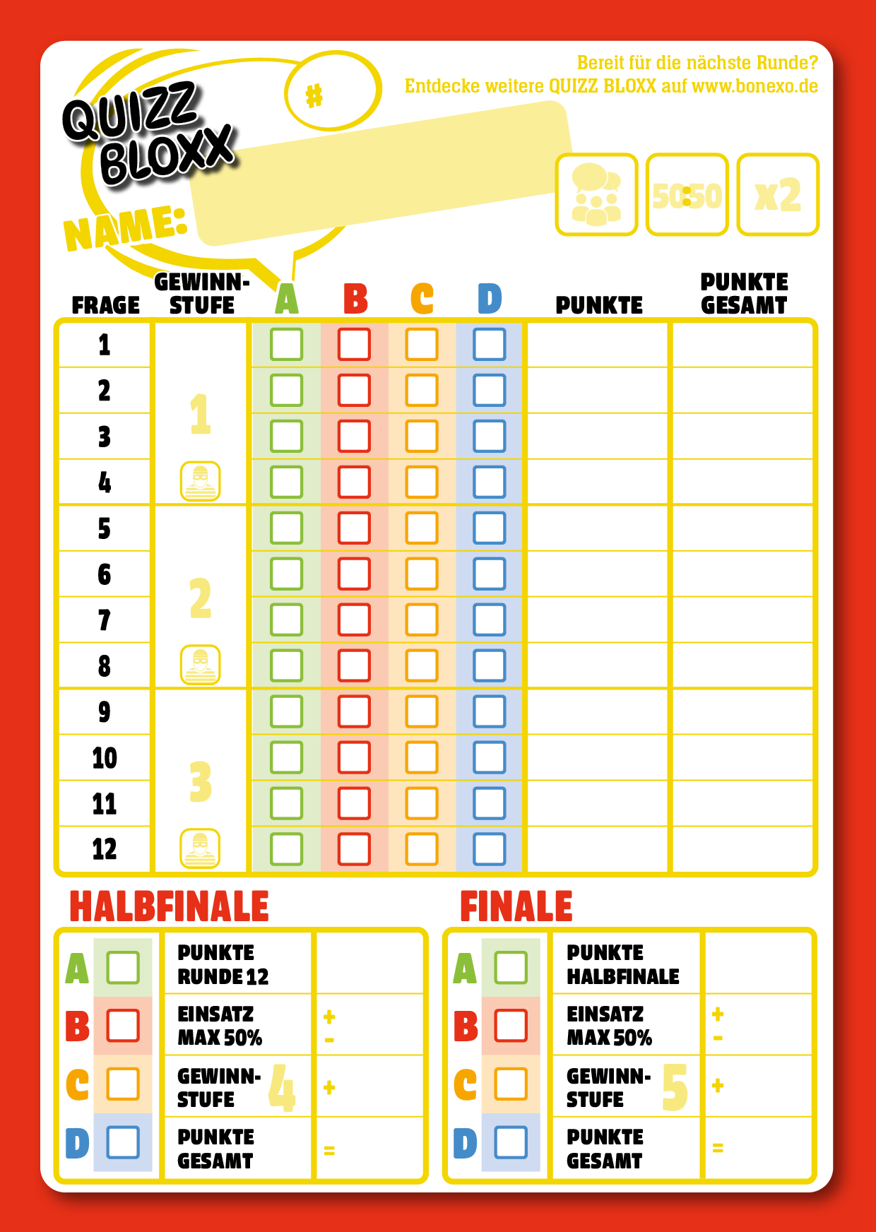 QuizzBloxx Block 100 Jahre Disney - alternative